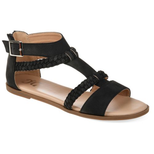 Journee Collection Women's Florence Tru Comfort Foam T Strap Sandals |  Lands' End