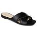 Journee Collection Women's Carlotta Criss Cross Slide Sandals, Front