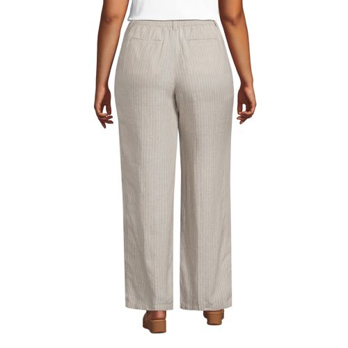 Wide Leg Linen Pants for Women, Loose Linen Pants, Palazzo Pants