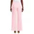 Women's High Rise Wide Leg Linen Pleated Pants, Back