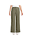 Pantalon Large à Pinces en Lin Taille Haute, Femme Stature Standard image number 0