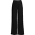 Women's High Rise Wide Leg Linen Pleated Pants, Front
