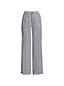 Pantalon Large à Pinces en Lin Taille Haute, Femme Stature Standard image number 4