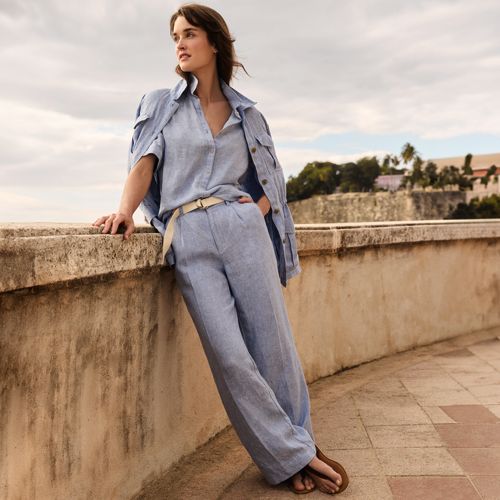 Women's Blue Dress Pants & Blue Slacks | Lands' End