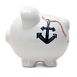 Child to Cherish Ceramic Hand Painted Nautical Piggy Bank, alternative image