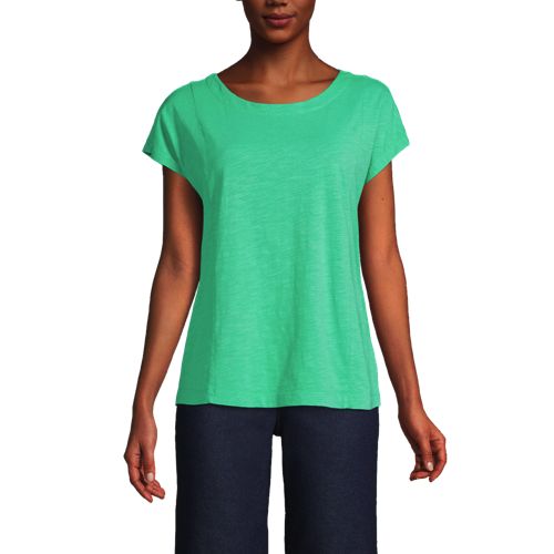 lands end slub jersey tee
