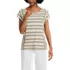 Women's Petite Slub Wedge T-Shirt, Front