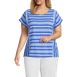 Women's Plus Size Slub Wedge T-Shirt, Front