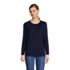 Women's Petite Pleat Neck Knit Top, Front