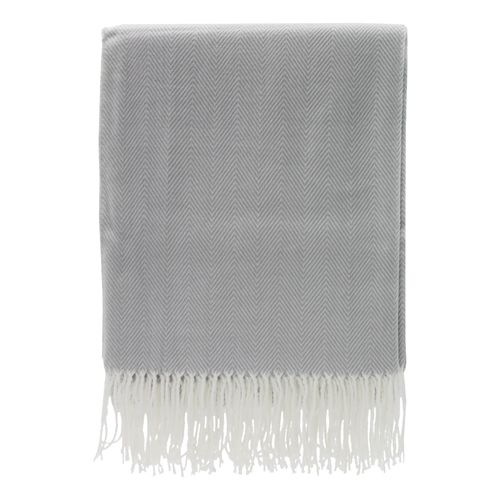 Eastport Herringbone Custom Embroidered Throw Blanket