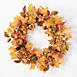 Sullivans 22 inch Artificial Fall Pumpkin and Berry Wreath, Front
