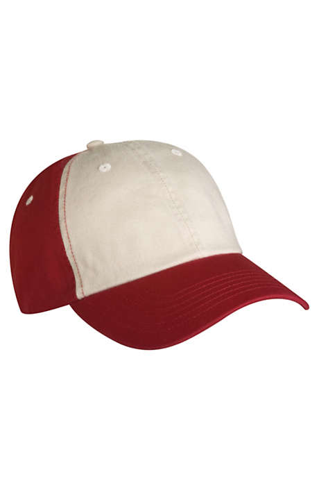 Laundered Chino Twill Custom Logo Color Block Baseball Cap