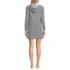 Women's Cotton Jersey Long Sleeve Hooded Swim Cover-up Dress, Back