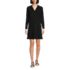 Women's Cotton Jersey Long Sleeve Hooded Swim Cover-up Dress, Front