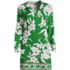Women's Cotton Jersey Long Sleeve Hooded Swim Cover-up Dress, Front