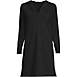 Women's Plus Size Cotton Jersey Long Sleeve Hooded Swim Cover-up Dress, Front