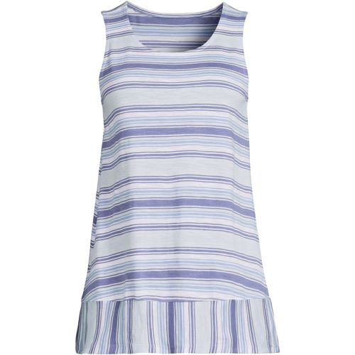 Women's Slub Jersey Swing Tunic Tank, Front