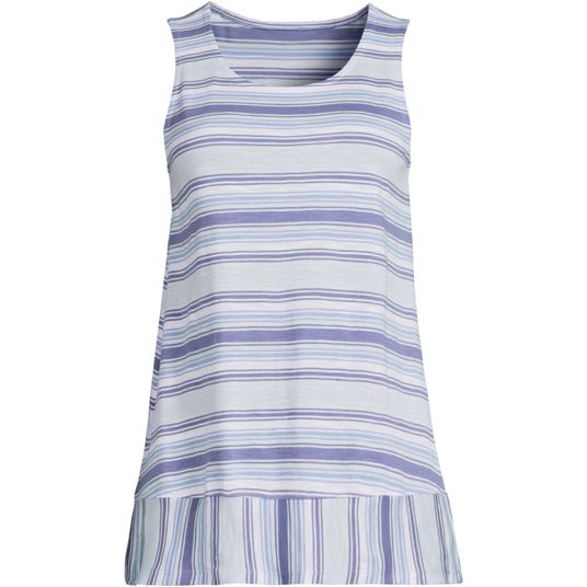 Women's Slub Jersey Swing Tunic Tank | Lands' End