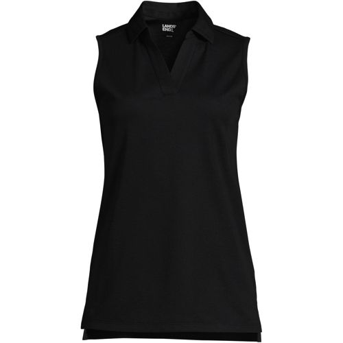 Women's Plus Size Moisture Wicking UPF Sun Curved Hem Tunic Tank Top
