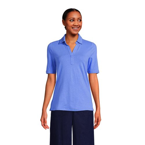 womens petite polo shirts