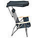 Shelter Logic Selkirk Camp and Go XXL 4 Position Portable Comfort Camping Chair with Canopy, Back