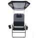 Shelter Logic Selkirk Camp and Go XXL 4 Position Portable Comfort Camping Chair with Canopy, Front