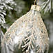 Sullivans Gold Pine Branch Christmas Glass Ornaments - Set of 3, alternative image