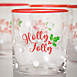 Sullivans Christmas Holly Jolly Low Ball Glasses - Set of 4, alternative image