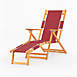 Frankford Umbrella Wooden Lounge Patio Chair with Footrest, alternative image