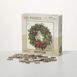 Sullivans Darren Gygi Christmas Wreath 500 Piece Jigsaw Puzzle, Front
