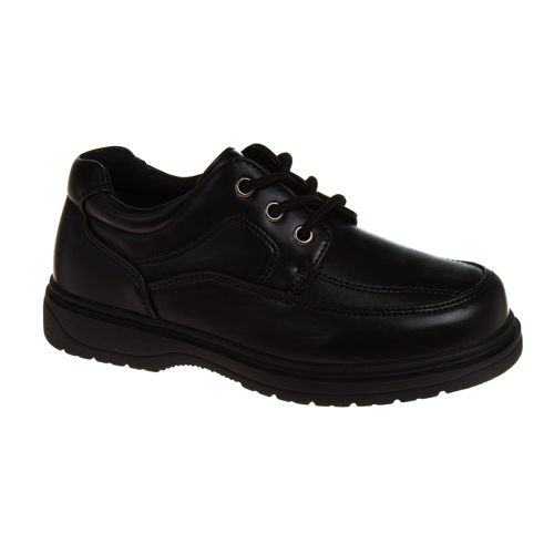 Black best sale church shoes