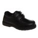 French Toast Kids Double Hook and Loop Strap Dress Shoes, Front