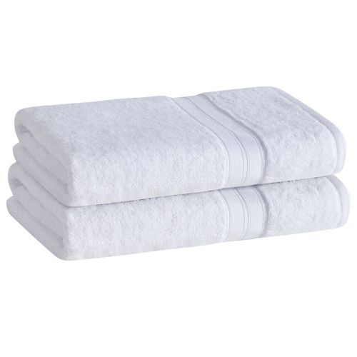 White Luxury Bamboo Blend Towel Set of 6