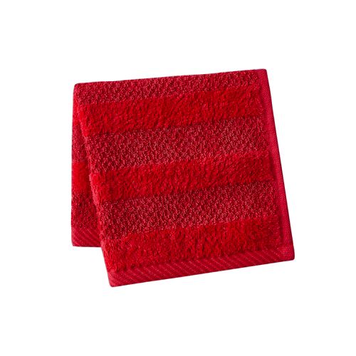 Red Coral Embroidered Quick-Dry Towel Set