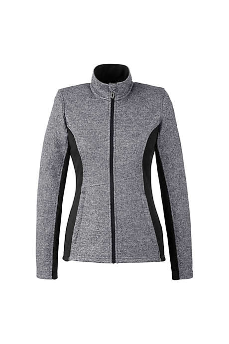 Spyder Women's Plus Size Logo Constant Full Zip Sweater Fleece Jacket
