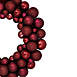 Northlight 24" Red Shatterproof Ball Ornament Christmas Wreath, alternative image