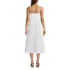 Women's Linen Sleeveless Midi Dress, Back