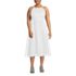 Women's Plus Size Linen Sleeveless Midi Dress, Front