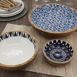 Saro Lifestyle Arrow Trim Design Enamel Wood Serving Bowl, alternative image