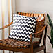 Safavieh Tealea Charcoal Textured Zig Zag Cotton Decorative Throw Pillows - Set of 2, alternative image
