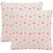 Safavieh Candy Buttons Print Linen Decorative Throw Pillows - Set of 2, alternative image