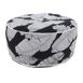 Saro Lifestyle Tropical Leaf Print Outdoor Fabric Ottoman, alternative image