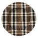 Saro Lifestyle Plaid Woven Water Hyacinth Charger Plates - Set of 4, alternative image