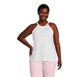 Women's Plus Size Light Weight Jersey Halter Neck Tank Top, Front