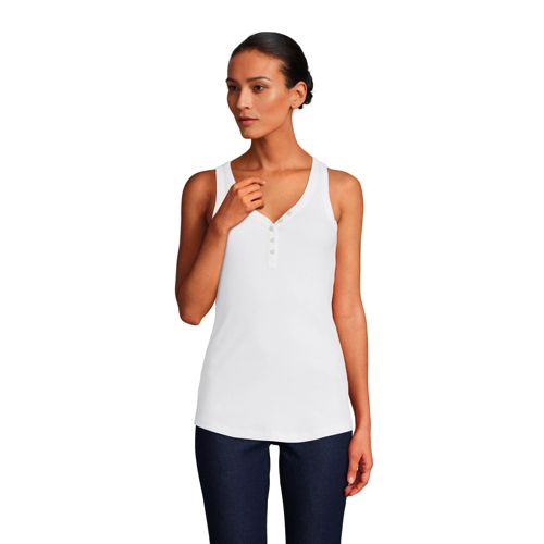 Tank Tops for Women Loose Fit Flowy Casual Summer Tops White