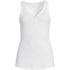 Women's Plus Size 2x2 Rib Henley Tank Top, Front