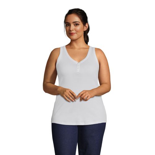 Plus Size Women's Sleeveless Tank Tops Ladies Summer T-shirt Blouse Built  in Bra