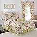 Waverly Emma's Garden Reversible Print Cotton Quilt Bedding Set, alternative image