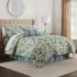 Waverly Imperial Dress Jacobean Floral Cotton Quilt Bedding Set, alternative image