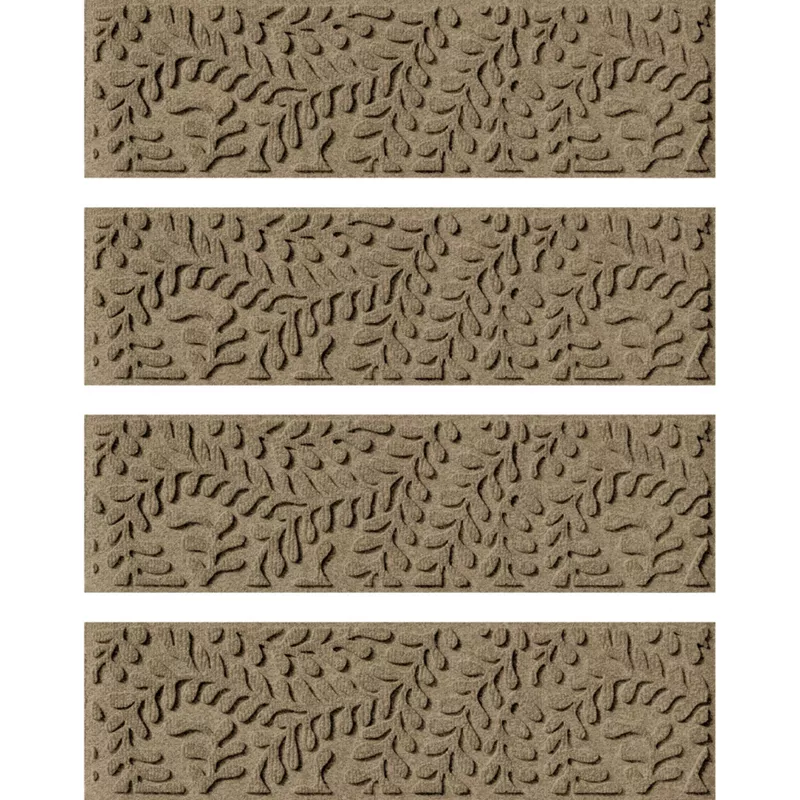 Matterly 8.5" x 30" Boxwood Waterhog® Stair Treads - Set of 4, alternative image